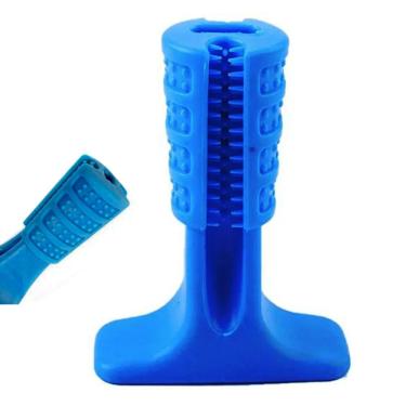 Imagem de Escova De Dentes Mordedor Grande Cachorro Pet Cao Limpeza Bucal Tartaro Canino Brinquedo Lavavel