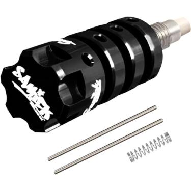 Imagem de SAMICK SPORTS Êmbolo de almofada para arco recurvo - Botão de pressão de absorção de choque rosqueado de liga de alumínio com descanso de seta ajustável e estabilizador de arco - Acessórios essenciais