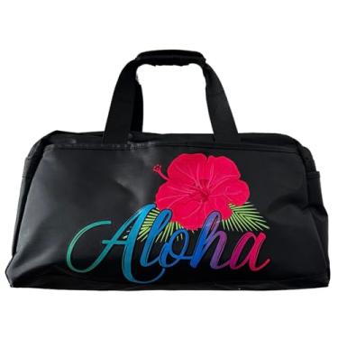 Imagem de Aloha Designs Bolsa De Viagem Aprovada Pela Tsa, Ombro Para Fraldas, Academia, O Havaí, Esportes Noturnos Na Piscina, Etc. E Um Adesivo