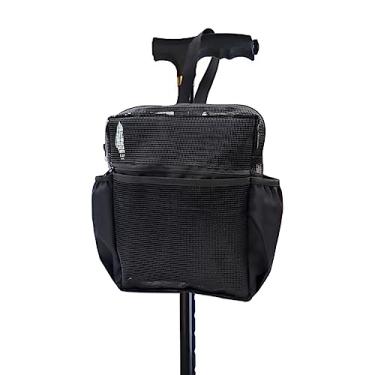 Imagem de pinklilycare Bolsa Para Bengala, Acessórios De Transporte, Organizador Armazenamento, Andador, Muletas, Cadeiras Rodas