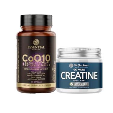 Imagem de CoQ10 - Coenzima Q10 + Ômega 3TG + Vitamina E - Essential Nutrition (120+Creatina 150g The One Supps)