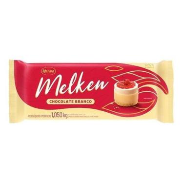 Imagem de Chocolate Melken Branco Barra 1,01kg - Harald