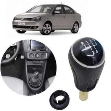 Imagem de Manopla Bola Câmbio Manual Volkswagen Polo 2009 2010 2011 2012 2013 Pr