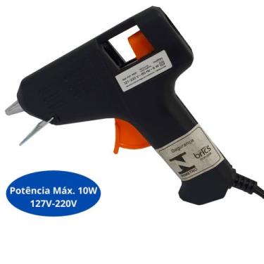 Imagem de Mini Pistola De Cola Quente C Bico Fino Artesanato Bastão 7mm