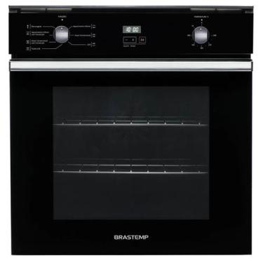Imagem de Forno de Embutir Elétrico Brastemp 84L com Convecção, Grill e Timer To