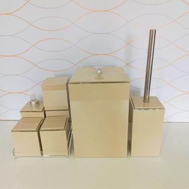 Imagem de kit 7 peças em acrílico luxo premium completo - Fábrica de Utilidades,