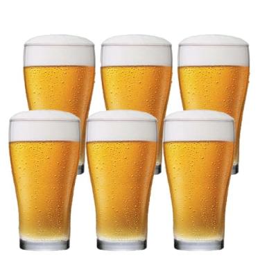Imagem de Jogo de Copo Duplo Malte, Kit Copo de Cerveja 6 pcs, 450ml