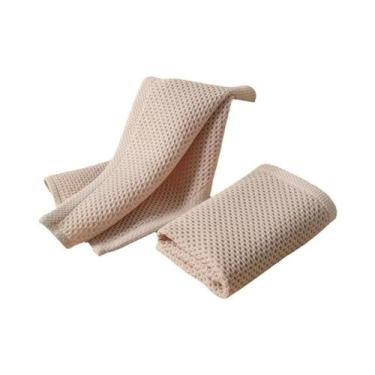Imagem de Pano De Prato De Algodão Absorvente Ultra Macio 34x34cm Toalha De Mão 