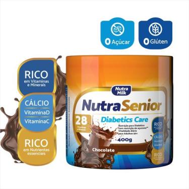 Imagem de Suplemento Alimentar Zero Açúcar - Nutra Senior Diabetics Care, 400g, 