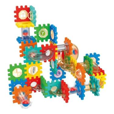 Imagem de Brinquedo Blocos de Montar Infantil Educativo Didático Tubo Labirinto (Tubo Labirinto, Peças, 53)