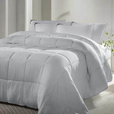 Imagem de Edredom Toque de Pétalas Acetinado 100% Poliéster Kacyumara - Casal - Toque de Pétalas Prata