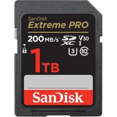 Imagem de SanDisk Cartão de memória 1TB Extreme PRO SDXC UHS-I - C10, U3, V30, 4K UHD, cartão SD - SDSDXXD-1T00-GN4IN
