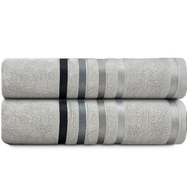 Imagem de Jogo de Toalhas Banhão Gigante 2 Peças Fios Penteados Lumina Karsten