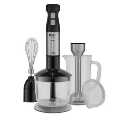 Imagem de Mixer 3 Em 1 Pro Max PMX2000 em Inox 800W Philco, Preto, 110V