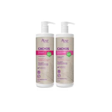 Imagem de Kit Shampoo E Condicionador Nutritivo Cachos 1l Apice - APSE