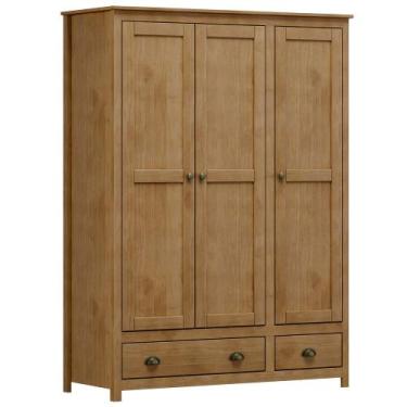 Imagem de Guarda Roupa Solteiro 3 Portas 2 Gavetas Madeira Maciça Mazzaro F06 Fr