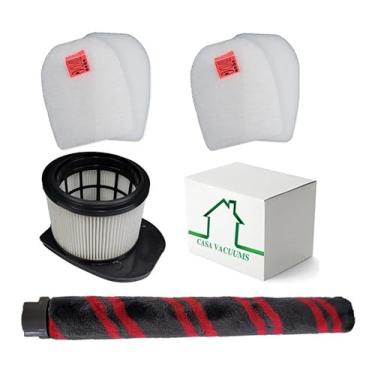 Imagem de Kit de filtro 2+1/rolo de escova macio para aspirador sem fio Shark Stratos IZ862H IZ562H. Compare com XFFKIZ700 XPSMFIZ700 108FCH800