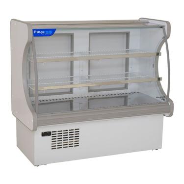 Imagem de Vitrine Refrigerada Para Doces 1mt Polofrio Balcão De Doce Branco 1mt 110v