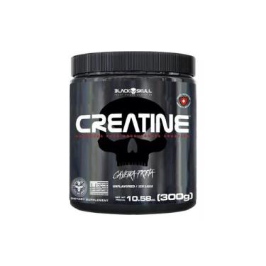 Imagem de Creatina 300g Pura Black Skull Sem Sabor