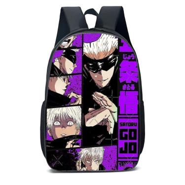 Imagem de Mochila Escolar Infanto Juvenil Sensei Gojo Anime Manga 0726-Unissex