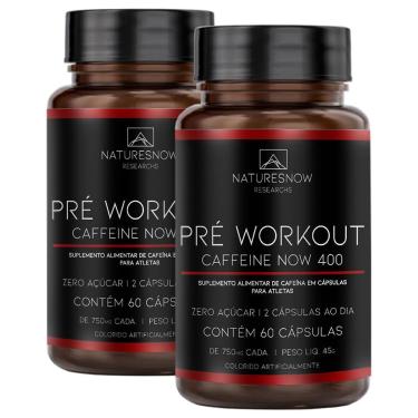 Imagem de KIT 2X TERMOGENICO CAFEINNE 60 CÃ PSULAS - NATURES NOW-Unissex
