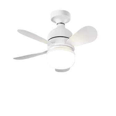 Imagem de Ventilador de teto Com Luz para Pequenos Espaços 6 Hélices Controle Remoto Bivolt LED 110V-220V