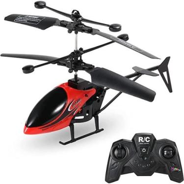 Imagem de Mini Helicóptero de controle remoto vermelho - Huion Official Store
