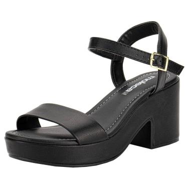 Imagem de Sandália Feminina Salto Grosso Moleca 5549102