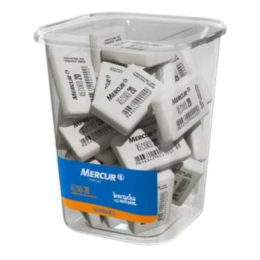 Imagem de Borracha mercur record 20 branca 40un
