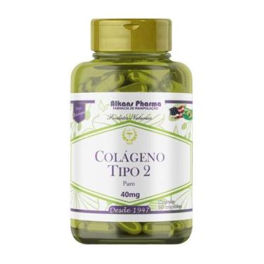 Imagem de Colágeno Tipo 2 40Mg 60 Cápsulas - Alkans