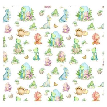 Imagem de Papel de Parede Adesivo Infantil Dinossauros Bebe Quarto - 500pcp - Al