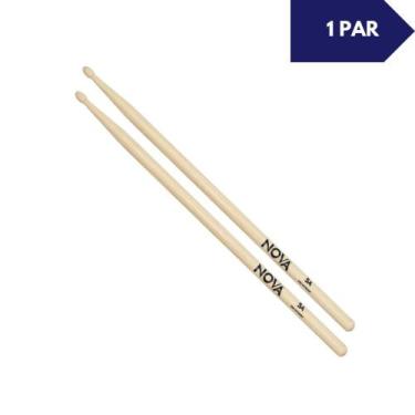 Imagem de Par de Baquetas 5A Ponta De Madeira Hickory N5A Vic Firth 6092