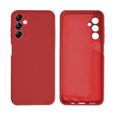 Imagem de Capinha com Proteção de Câmera Galaxy A14 Silicone com Interior Avelud
