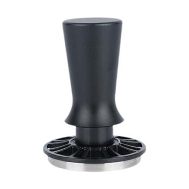 Imagem de FytStycale Tamper de café expresso em aço inoxidável com base plana e alça de liga de alumínio, base removível e resistente, Diâmetro 5.1 Cm