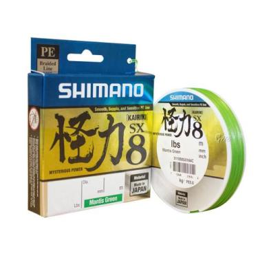 Imagem de Linha Multifilamento Shimano Kairiki SX8 0,42mm 80lbs/36,3kg - 300 Met