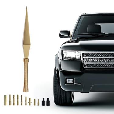Imagem de Antena de carro em forma de dardo para SUV/caminhão/Jeep | Acabamento de alto brilho | Alumínio aeronáutico e revestimento anticorrosão | Design à prova de intempéries | Recepção AM/FM aprimorada -20