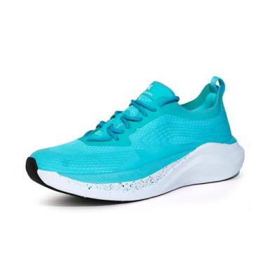 Imagem de Hawkwell Tênis feminino Cloud Zero Active para amamentação almofadado, respirável, caminhada, corrida, tênis, treino, antiderrapante, para trabalho médico, Verde, 38