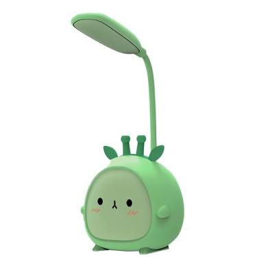 Imagem de Luminária Led Infantil Mesa Abajur Luz Articulável Recarregável - Verd