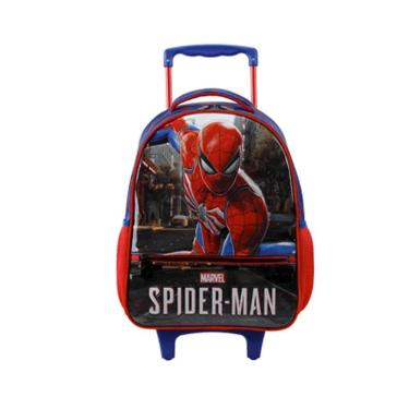 Imagem de Mochila De Rodinha 14 Spider Man 11671 Artigo Escolar