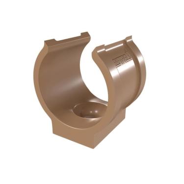 Imagem de Abraçadeira Impacto Para Cano Tubo 20Mm 1/2`` Marrom Estrela