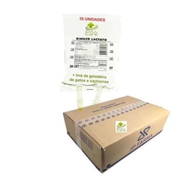 Imagem de Ringer Lactato 250ml caixa fechada com 35 unidades e ima de geladeira pets Fullcare