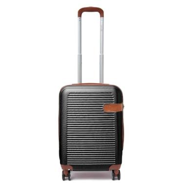 Imagem de Mala de Viagem de Bordo P/ 10kg em Abs com Rodinhas 360º Removíveis e Leve - Padrão Anac - Qualis (Preto MB002)