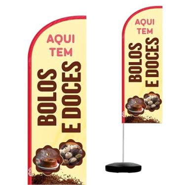 Imagem de Wind Banner Completo 2,10m Bolos e Doces