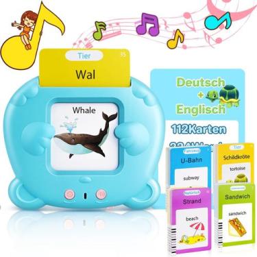 Imagem de Talking Flash Cards AHJ em alemão e inglês de 1 a 6 anos com 224 palav