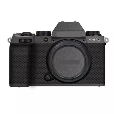 Imagem de X-S10 Adesivo de capa de câmera antiarranhões para FujiFilm X-S10 protetor de película de vinil decoração protetora XS10 (cinza escuro)