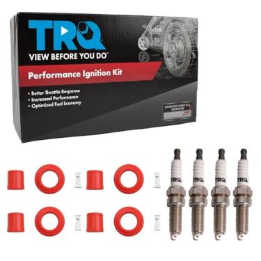 Imagem de TRQ Kit de ignição vermelho compatível com Honda Civic 2012-2015 2016-2019 HR-V