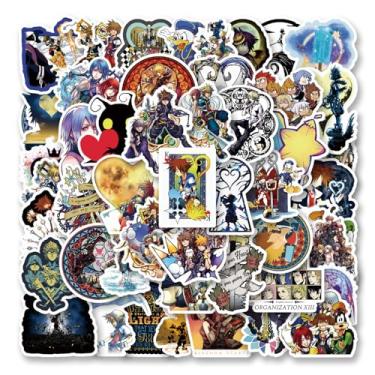 Imagem de 50pcs Action Role Playing Game Sticker, ARPG Cute Cartoon Vinyl Waterproof Stickers for Water Bottle,Skateboard,Laptop,Phone,Journaling,Scrapbooking Decals for Kids Teens Adults for Party Supply Decor