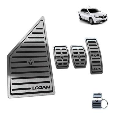 Imagem de Descanso + Pedaleira Manual Logan 2020 Preto