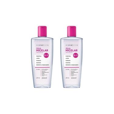 Imagem de Agua Micelar Hidraderm 200Ml Solução Limpeza 5Em1-Kit C/2Un