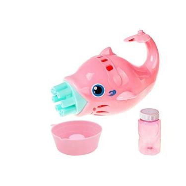 Imagem de Lançador Bolhas Sabão Automatica Golfinho Brinquedo Dolphin - Art Brin